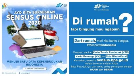 Segera Login Di Sensus Bps Go Id Hari Lagi Sensus Penduduk Online