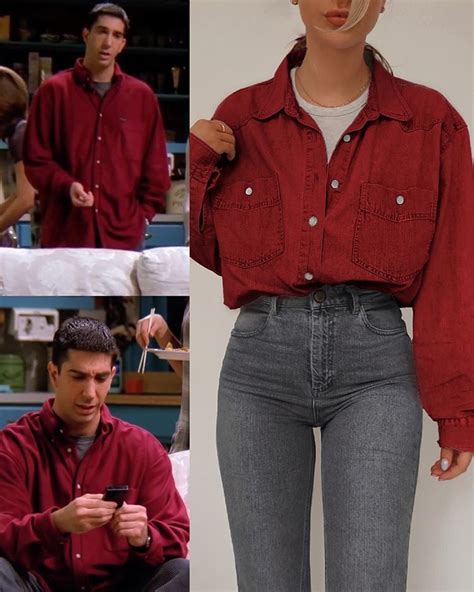 Friends Outfits The Guys Ross Chandler Or Joey 🍎 • The Girls Are