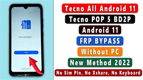 Tecno Pop Bd P Frp Bypass Android Without Pc Tecno Android