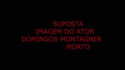 Suposta Foto Do Ator Domingo Montagner Morto YouTube