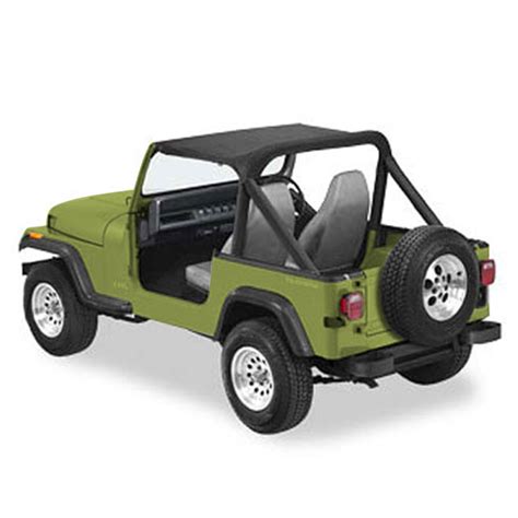 Bikini Avant Jeep Wrangler YJ Vinyle Configuration Traditionnelle