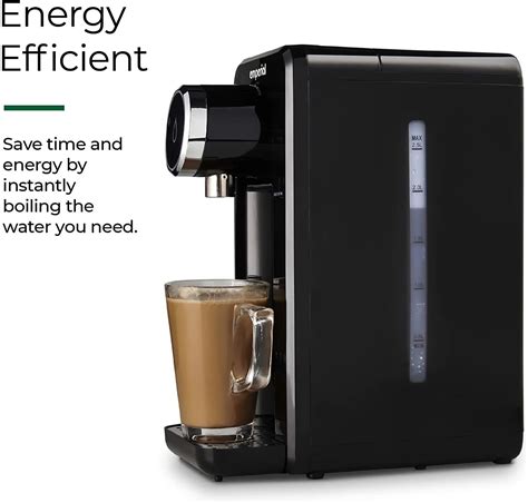 Emperial 2 5l Instant Hot Water Dispenser Fast Boil Kettle Drip Tray Black 5060580170390 Ebay