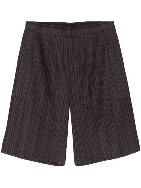 Pleats Please Issey Miyake Short Shorts For Women Shop On Farfetch