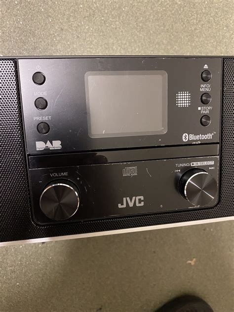 JVC RD D80 Bluetooth All In One Hi Fi System Black Read Description