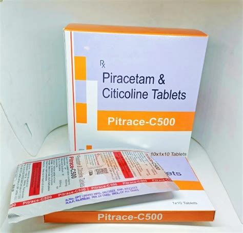 Piracetam And Citicoline Tablets Mg Medcure Pharma At Rs