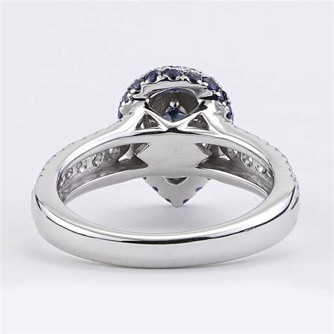 Vera Wang Love Collection 1 24 CTTW Sapphire And Diamond Ring White