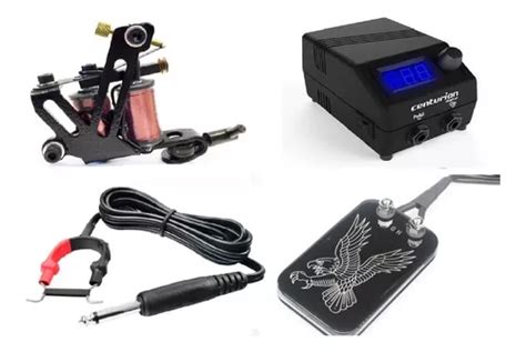 Kit Para Tatuagem Power Tattoo Profissional Máq Trestini