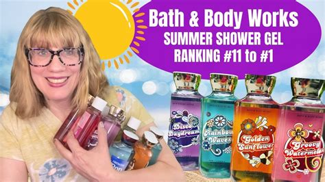 Bath Body Works SUMMER SHOWER GEL RANKING 11 To 1 YouTube