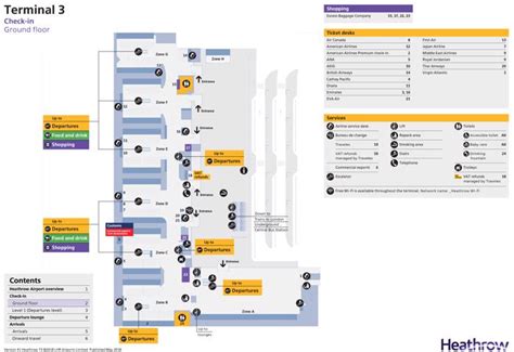 Heathrow Airport LHR Terminal Maps Shops Restaurants Food Court 2021