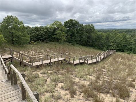 Hike To The Top Of The Three Tallest Sand Dunes In Indiana For An