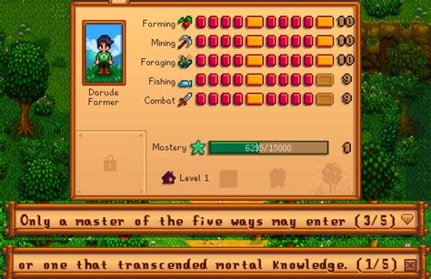 Mastery Extended At Stardew Valley Nexus Mods And Community