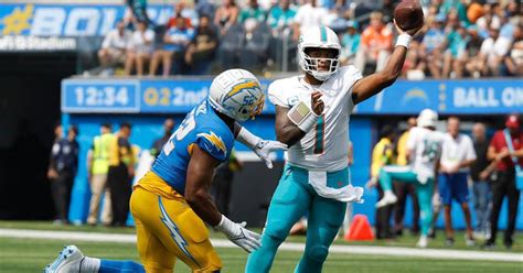 Chargers News Snap Counts From Chargers Dolphins Bolts From The Blue