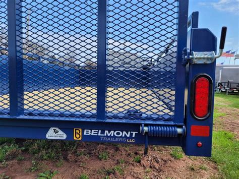 New 2023 Belmont 5x10 Solid Side Utility Trailer 3k Ut510ss