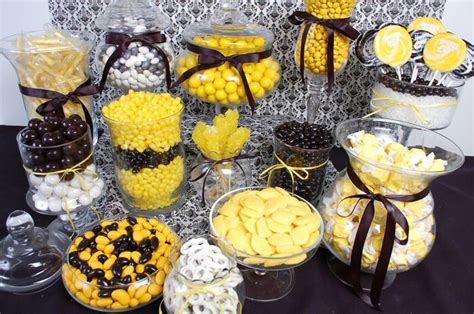 Candy Buffet Yellow Candy Buffet Bumble Bee Baby Shower Bee