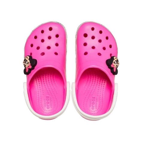 Sandália Crocs Fun Lab Minnie Mouse Band Clog Electric Infantil em