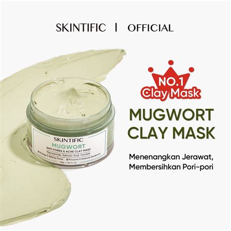 Jual BACA DESKRIPSI SKINTIFIC Mugwort Alaska Volcano Anti Pores Dan