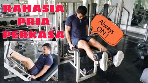 Latihan Kaki Di Gym Buat Pemula Youtube