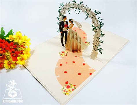 Wedding Day Pop Up Card Kiricard