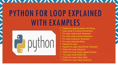 Python For Loop Explained With Examples Spark By Examples