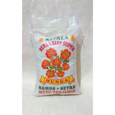 Jual BERAS BUNGA RAMOS SETRA 5KG Shopee Indonesia