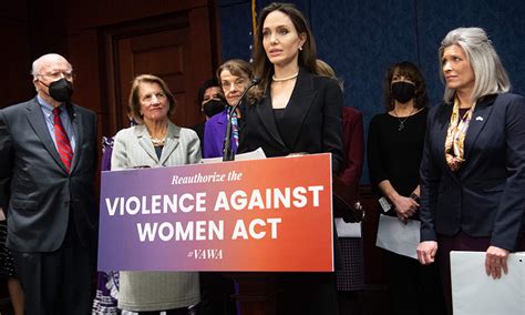 Angelina Jolie At Us Capitol Presses For Domestic Violence Law