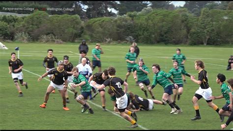 Paraparaumu College 1st Xv Vs Wellington College 2nd Xv Rugby July 22