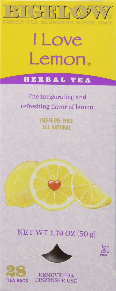 Amazon Bigelow I Love Lemon Herbal Tea Count Pack Of