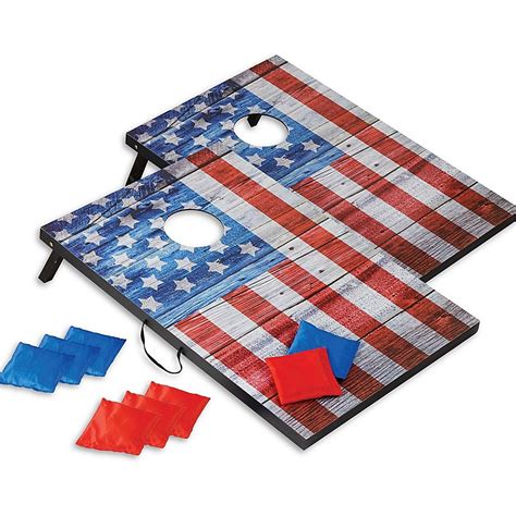 Hammer Axe American Flag Cornhole Game Set Bed Bath And Beyond In 2021 Corn Hole Game