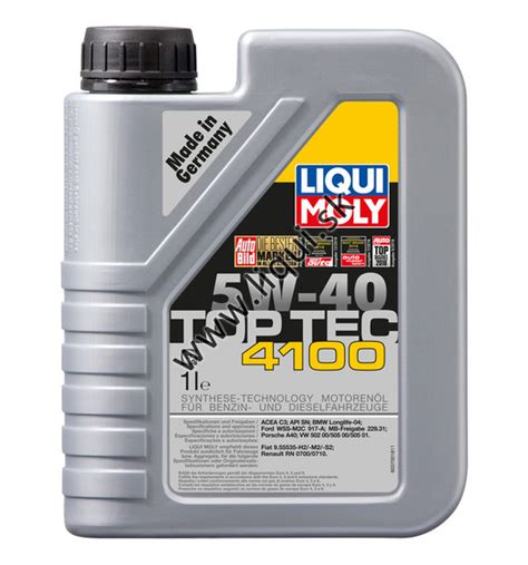 LIQUI MOLY TOP TEC 4100 5W 40 1l 3700 Liqui Sk