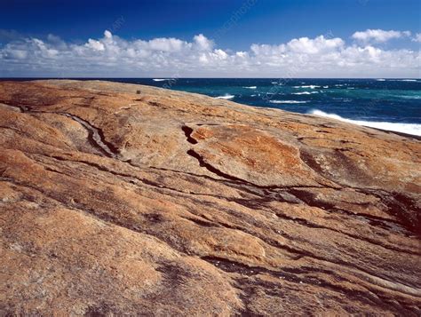 Exfoliation of coastal rocks - Stock Image - C017/9246 - Science Photo ...