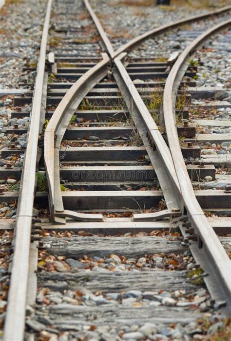 Train Tracks On The End Of The World Train Ushuaia Stock Image Image