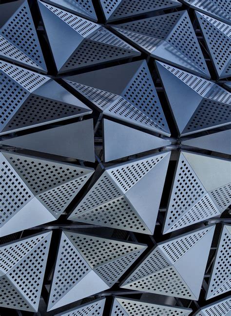 Lemanoosh Metal Facade Geometric Architecture Facade Architecture