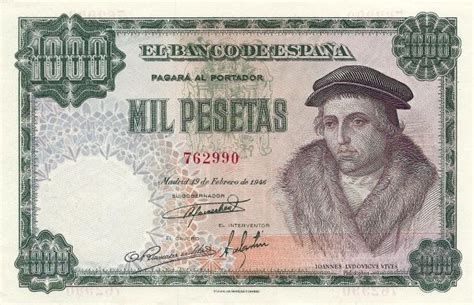 1000 Pesetas 1946 Pick 133 Billetes Antiguos