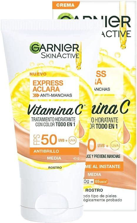 Garnier Crema Hidratante Todo En Uno Tono Medio Con Protecci N Solar