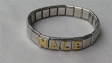 Nomination Italy – link bracelet with golden letters - Catawiki