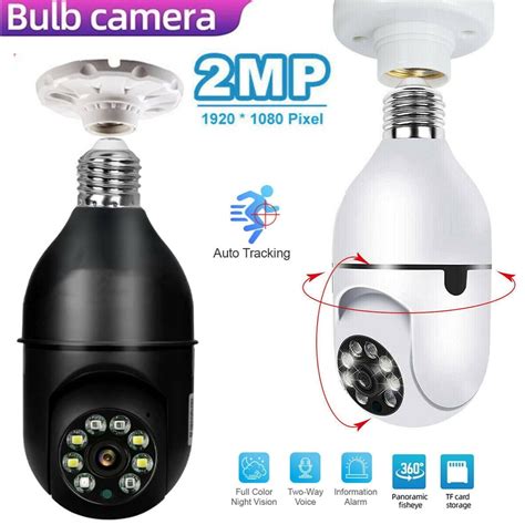 P Ip E Light Bulb Camera Wi Fi Ir Night Vision Smart Home