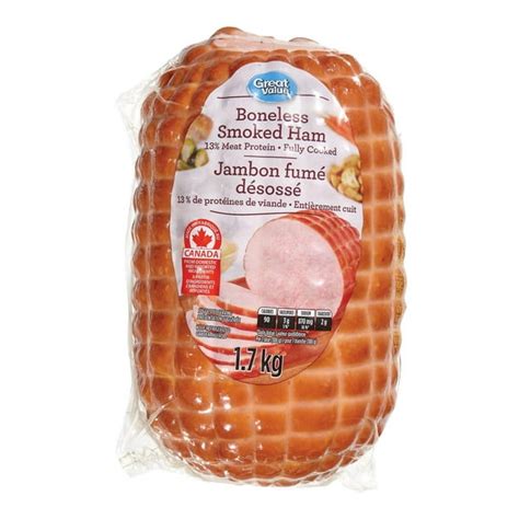 Great Value Boneless Smoked Ham Walmartca