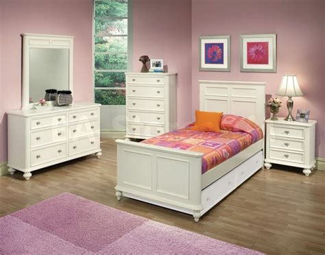 Girls White Bedroom Furniture Raya Sets Picture Solid Wood Decor