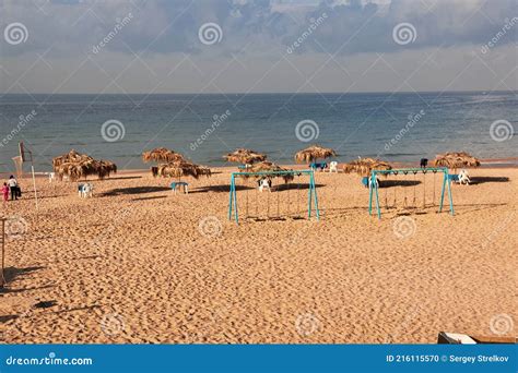 The Beach on Waterfront of Beirut, Lebanon Stock Photo - Image of rock ...