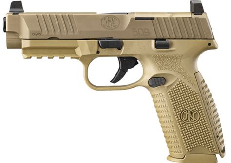 Fn 509 Mrd 9mm 45 Barrel Flat Dark Earth Optic Ready 10rd