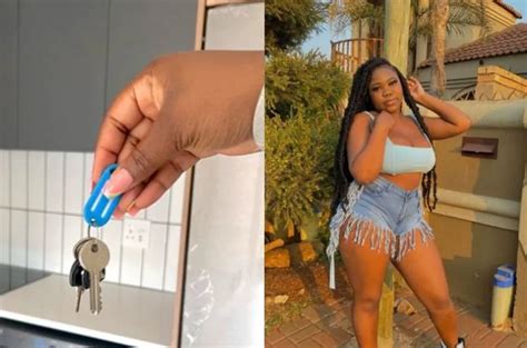 Hustling Girl Wandi Ndlovu Moves Into Her New Home [photos]