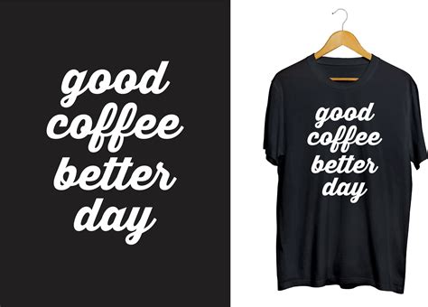 Coffee Typography T Shirt Design Craft Graphic By Cretovi · Creative Fabrica