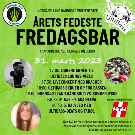 Fredagsbar til næste hjemmekamp Nordsjaelland Haandbold