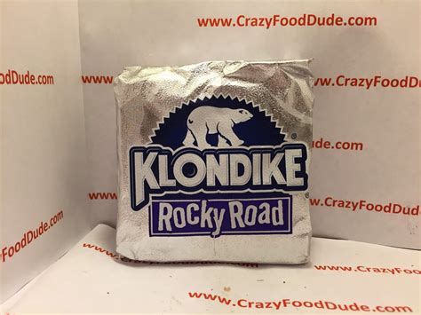 Crazy Food Dude Review Klondike Rocky Road Ice Cream Bars Crazy Food