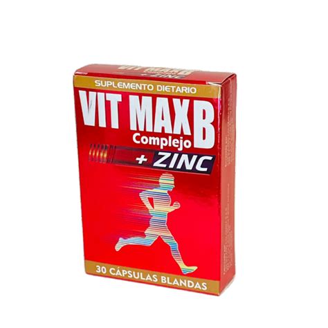 Vit Max B Zinc x 30 Cápsulas blandas Naturalmente