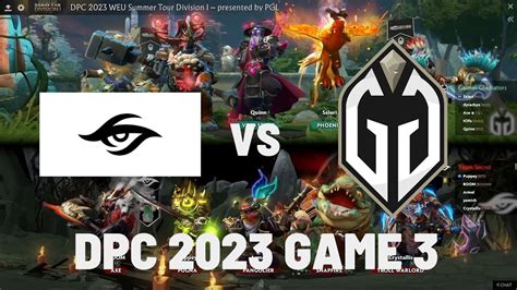 Secret Vs Gaimin Gladiators Dota 2 DPC WEU 2023 TOURSecret Vs Gaimin