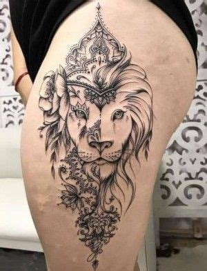 41 Tatuaje De Leon Para Mujer