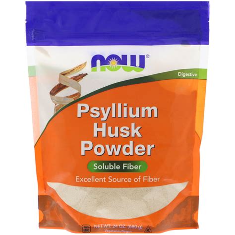 Now Foods Psyllium Husk Powder Lbs G Iherb