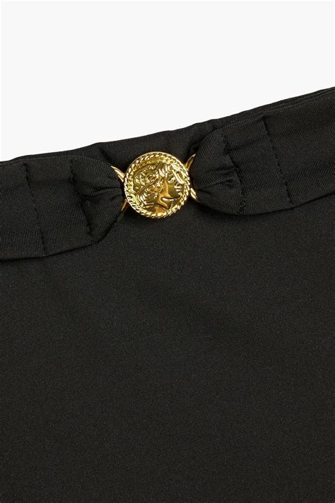 CAROLINE CONSTAS Embellished High Rise Bikini Briefs THE OUTNET