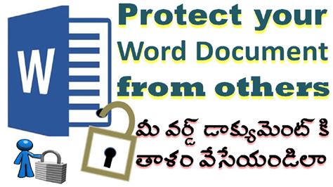 How To Protect Word Document From Editing By Others Youtube